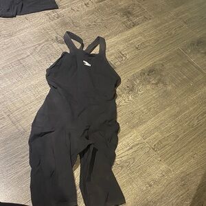 Speedo race suit black
